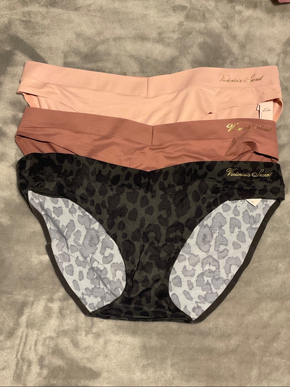 NWT 3 LARGE Victoria's Secret Trio Bikini Panties (MSRP 51)